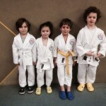 I più piccoli della squadra, alla loro prima esperienza di gara: Barbuto Beatrice, Monte Nicole, Castagna Thomas e Tessarin Andrea